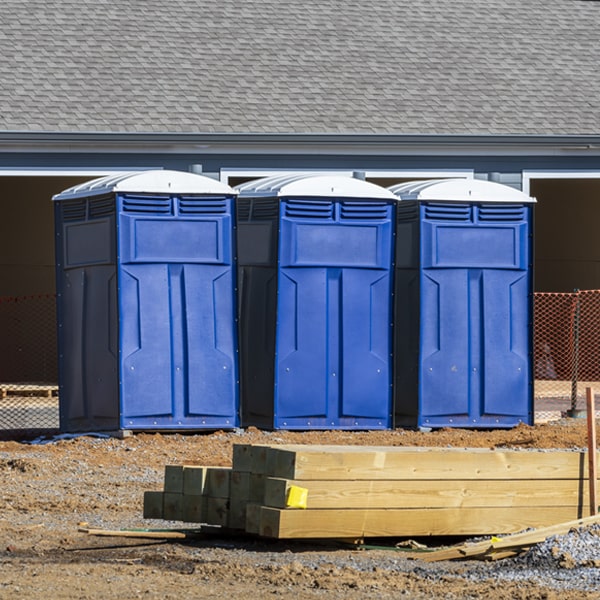 are there any restrictions on where i can place the porta potties during my rental period in Lower Frederick Pennsylvania